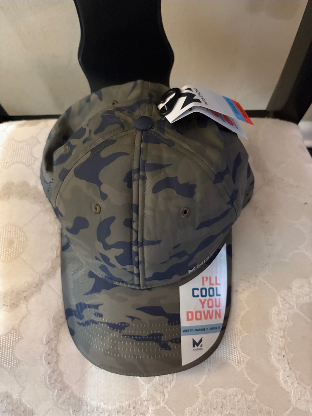 Men's or women’s unisex Olive Camo Performance Baseball Cap